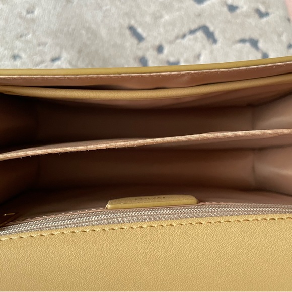 JW PEI MINI FLAP CROSSBODY —Mustard Croc - Picture 7 of 8